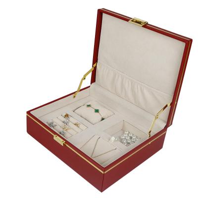 China Fashion OEM Custom Design Wholesale Ring Luxury Box For Jewelry Organizer Velvet Jewelry Boxes for sale