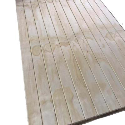 China Traditional Comaccord BB/CC Grade T1-11 Tongue And Groove Pine Plywood For Chile Market for sale