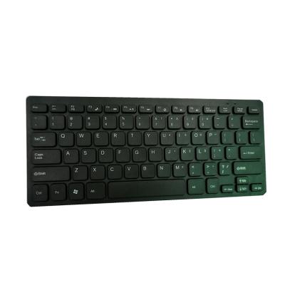 China K1000 Metal Keyboard Arabic Brazil Contracted Cable Mini Russian English Computer Keyboard for sale