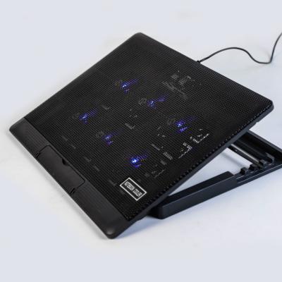 China Computer Case Six Fans With Cooling Radiator Regulation Notebook Bracket New V6 Hot Sale for sale