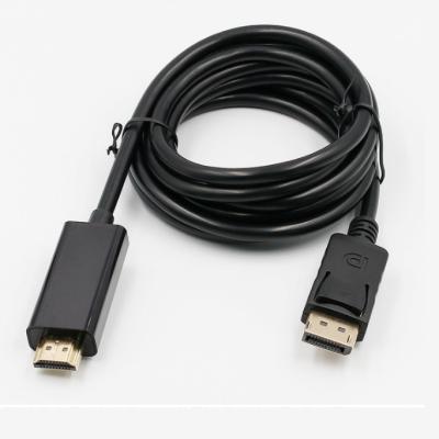 China MP3/MP4 LE Player 1.8m DP To Male HD Adapter 1080P Audio Video Cable 2K 3D HD To DP Show Port Converter Cable for sale