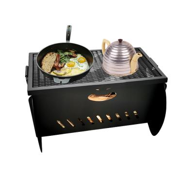 China Kitchen Cooking\Cooking\BBQ\Outdoor Smoking BBQ Wood Burning Charcoal Patio Smoking Furniture With Pit Grill Wood Fire Pit Iron Fire Pit for sale