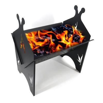 China Home.outdoor Hot Selling Amazon Barbecue Fire Heater Outdoor Collapsible Pit Cast Iron Cheap Barbecue Fire Pit Protective Ring for sale