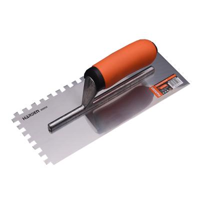 China Other HARD good quality stainless steel scrapper plastering trowel with teeth for sale