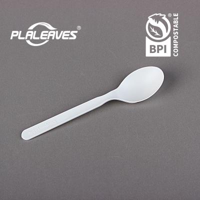 China PLALEAVES biodegradable high quality spoon biodegradable 7 inch disposable CPLA cutlery set biodegradable for restaurant for sale