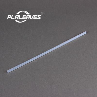 China PLALEAVES 100% Disposable Eco Friendly Plastic PLA Straw Disposable Biodegradable Biodegradable Drinking Straws for Tea and Coffee for sale