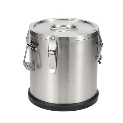 China Keep Hot Food Container Stainless Steel Temperature Heat Preservation Insulation Large Barrel Pot With Faucet / Optional Container Faucet Insulation for sale