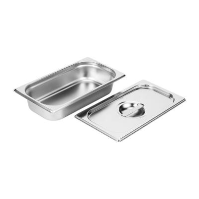 China Kitchen / GN 1/3 Sizes Pan GN Stainless Steel Steam Table Pan Perforated Chafing Dish Food Pan Multi Stock Multi Stock Anti-jamming For Hotel for sale