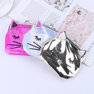 China Fashion Coin Purse Pocket Wallet Customized PU Green Gold Metal Item Clip Packaging for sale