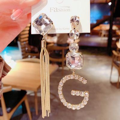 China 2021 New Arrival Fashion CC Charm Earring BOHEMIA Big Letter G Luxury Korean Jewelry Earrings For Women Studs Designer Party Wedding for sale