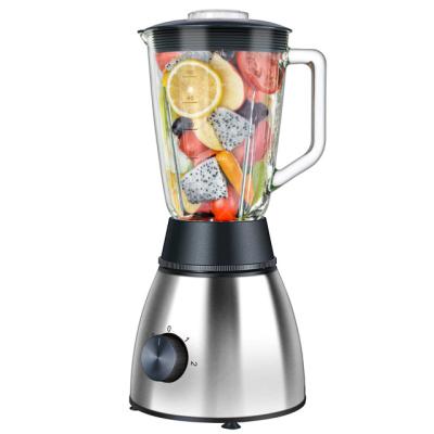 China Competitive Household Cost 1.5L Jar Metal Home Glass Blender for sale