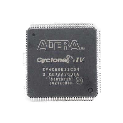 China - Low QFP-144 EP4C EP4CE6E22 EP4CE6E22C8N chip price of CPLD/FPGA integrated circuits (electronic components) for sale