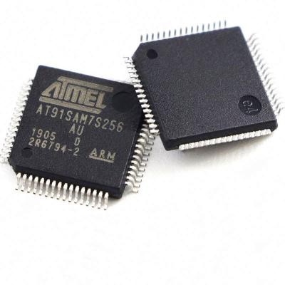 China - AT91SAM7S256-AU Microcontroller Electronic Components Integrated Circuits LQFP64 MCU AT91SAM7S256 for sale