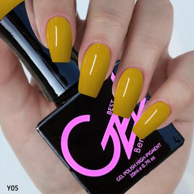 China Nail Art Beauty Pure Color Gel Long Lasting UV Gel Nail Polish For Salon for sale