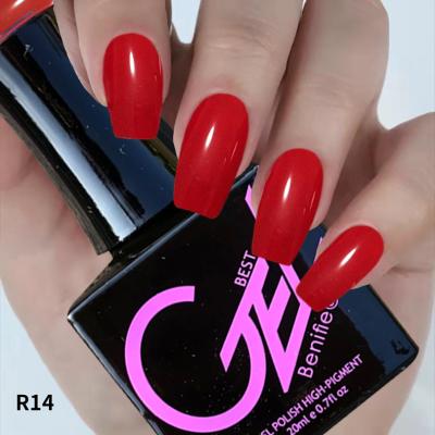 China Nail Art Beauty Three Step Gel Nail Polish Russia Private Label Hot Selling Color Gel Polish UV for sale