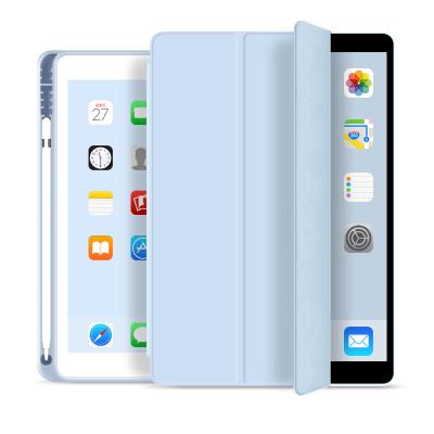 China Shockproof Waterproof Dustproof Cover For iPad Air Case With Pencil Holder Silicone Auto Sleep And Wake Up Case For iPad 9.7 for sale