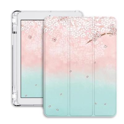 China Magnetic Stand Auto-sleep Tablet Case for ipad air 4 10.9 2020 pro11 with auto sleep and wake ipad magnetic transparent case with pencil slot for sale