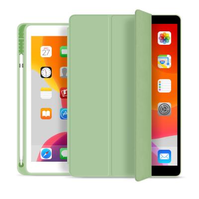 China Shockproof Waterproof Dustproof Cover for iPad Air 2 Case with Pencil Holder Auto Sleep and Wake Soft Silicone Case for iPad Pro 9.7 for sale