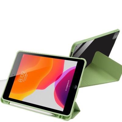 China Auto-Sleep Function Auto-Sleep Stand Magnetic Liquid Silicone Magnetic Hot Sale Dinner Stand Slim Tablet Case With Pencil Holder For Apple iPad Case 9.7 Pro For iPad Air 1 for sale