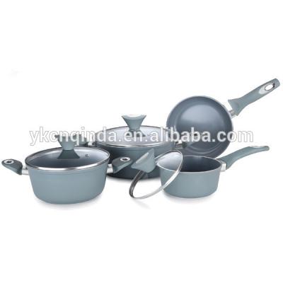 China Latest Sustainable Products Non-Stick Ceramic Aluminum Cookware Set for sale