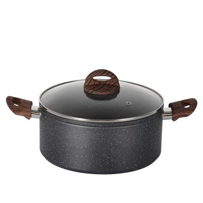 China Factory Sustainable Aluminum Non Stick Cooking Pot for sale