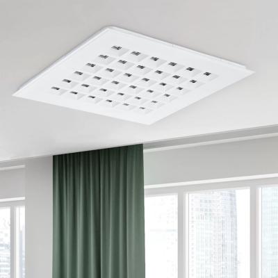 China Modern Hospital Hot Sale Economic Square Office Recessed Suspension Flat Led Panel Lighting Downlight With Junction Box for sale