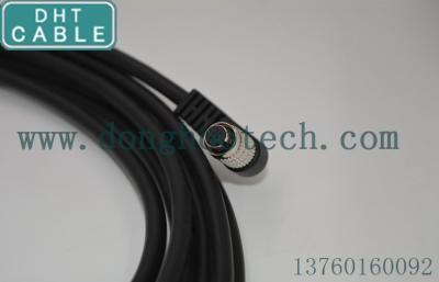 China Point Grey GIGE CCD I / O HR25-7TP-8P Camera Trigger Cable Angulated 8pin plug and socket for sale