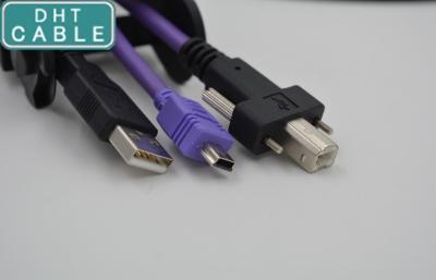 China Hoog-Flex Ononderbroken Flex de Kabelassemblage die van USB Hoeken met Beschikbaar Schroefsluiten vormen Te koop