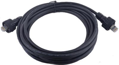 China CAT industrial SSTP, cable del cable de Ethernet de la prenda impermeable del grado del establecimiento de una red del enchufe RJ45 en venta