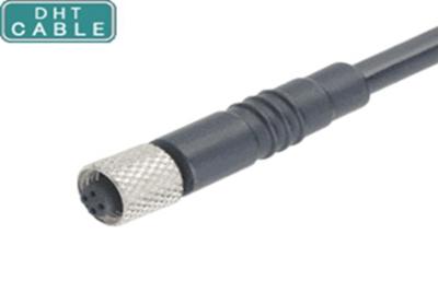 China Tipo femenino cable al aire libre del molde M5 de la automatización con Pin impermeable 3Pin/4 del conector en venta