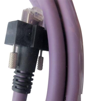 China Hi-Flex Gigabit Ethernet Cable with Thumbscrew Locking for sale