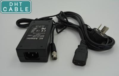 China Adaptador de escritorio de la fuente de alimentación de la cámara del PVC con el conector femenino de 6pin Hirose en venta