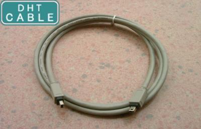 China Beige Hoge snelheidsieee 1394 Firewire-Kabel 4 Speld aan 4P Audiovedio Kabels 400 van AV Mbps Te koop