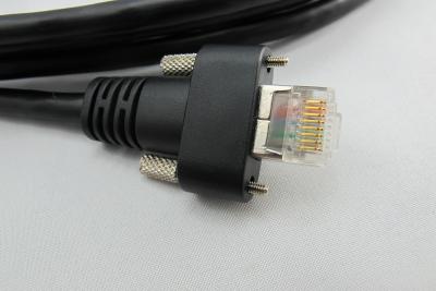 Китай Кабель 5meter сети локальных сетей кота 5e RJ45 замка пальцевого винта кабеля STP камеры зрения Gige продается