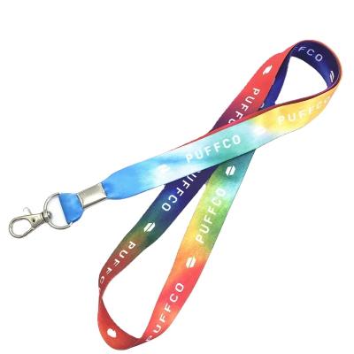 China Loose Lanyard And ID Card Neck Strap PVC Name Card Polyester Lanyard Free Sample ID Badge Holder Lanyards for sale