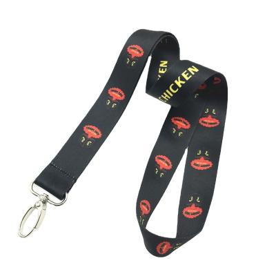 China Mobile Phone Promotional Bestselling Lanyard Sunflower Transfer Gift Key Chain Neck Strap for sale