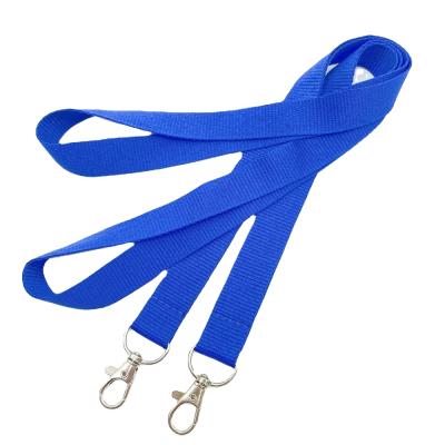 China Popular manufacturer produce empty polyester ribbon lobster claw lanyard for sale