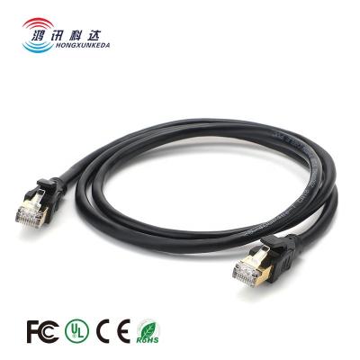 China 1M 2M 3M 5M 10m 15M 30M High Speed ​​Transmission 40G 2000MHZ Network Gateway CAT 8 Channel Test Category 8 Ethernet Cable HX-C8R012 for sale