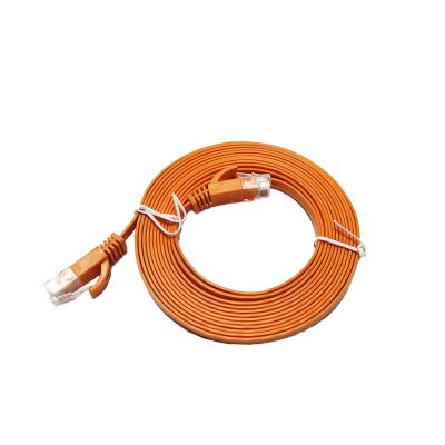 China High Quality Bare Copper Patch Cable High Speed ​​Ethernet Cat6 Utp Fast Patch Cord Flat Cable for sale