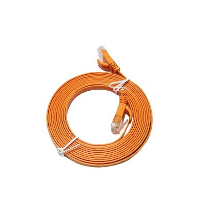 China Hot-sales Cat6 Bare Copper Ethernet Cable Flat Network Cables Utp Cat6 Patch Cord Computer Cable Cat 6 Matters for sale