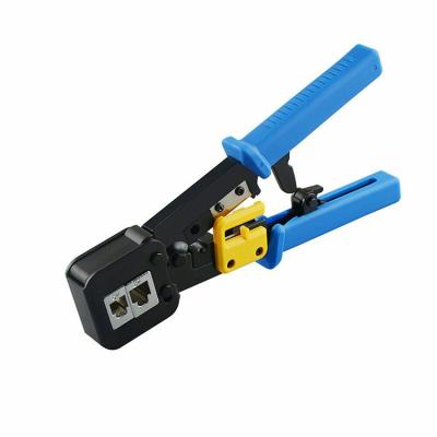 China Multi Function Crimping German EZ Pass Through RJ-45 Crimper Stainless Steel LAN Cat 6 Cat 5e Hand Network EZ RJ45 Crimp Tool for sale