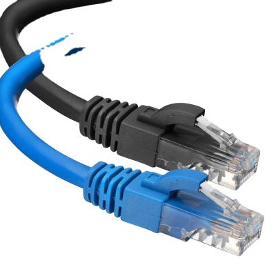 China Wholesale 1 Gigabit High Speed ​​Transmission White/Black/Blue/Gray/Red CAT5E UTP Round Cable Extended Round Cable for sale