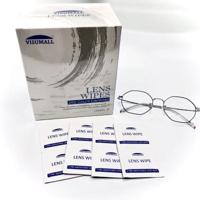 China China Supply Glasses Cleaning Lens Cleaning Wet Cloths for sale