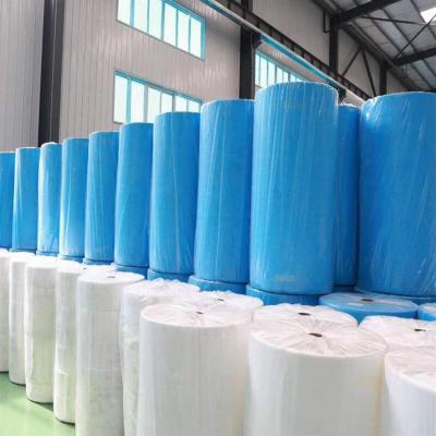 China China Factory Waterproof Filter High Efficiency SS/SSS PP Spunbond Non Woven Fabric For Disposable Mask for sale