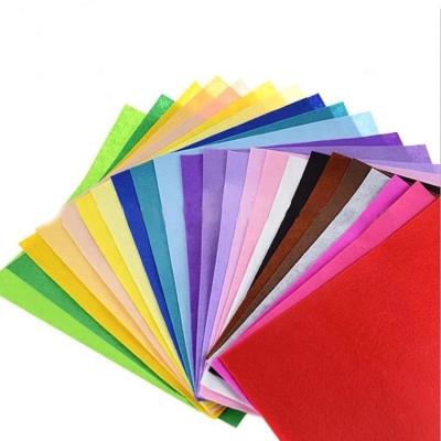 China Wholesale High Quality Waterproof Colorful Polyester Craft Nonwoven Fabric Needle Felt for sale