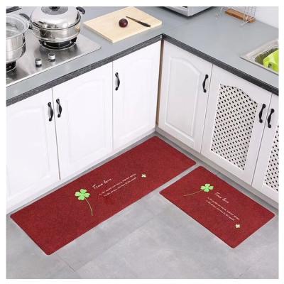 China Anti Corrosion New Design Anti Fatigue Polyester Bathroom Home Kitchen Door Mat for sale