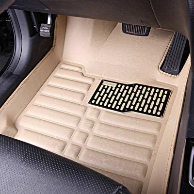 China Non Skid Custom Size Waterproof Black Soft Eco-friendly Floor PVC Car Foot Mat for sale