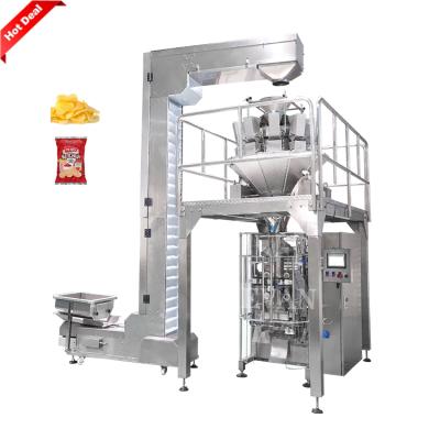 China Vertical Automatic Potato Chips Packaging Food Factory Price Snack Machine for sale