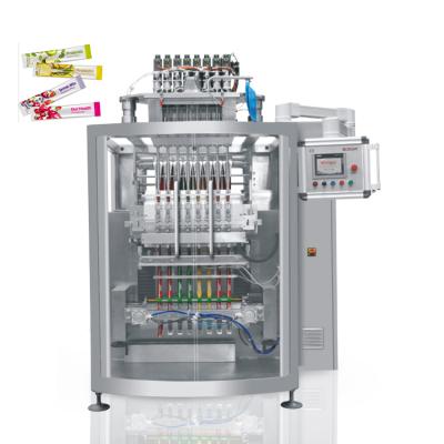 China Multifunctional Automatic Food 3 Lanes 8 In 1 Coffee Powder Packing Machine for sale