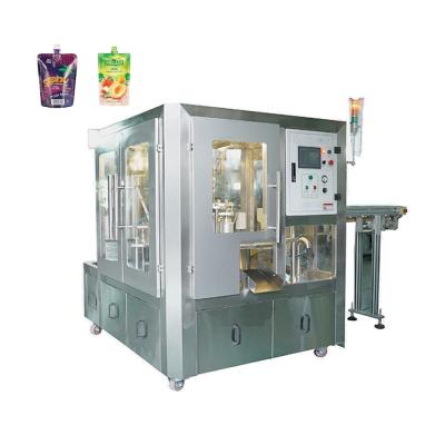 China BRS-4S Beverage Automatic Rotary Isolation Pouch Filling And Liquid Juice Packing Machine for sale